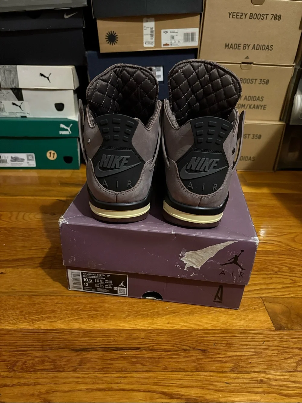 jordan 4 ama maniere size 10.5